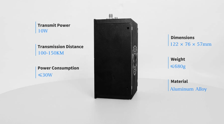 Suntor 150km Light-Weight IP Mesh Radio Cofdm System Wireless Uav Drone Video Transmitter and Receiver