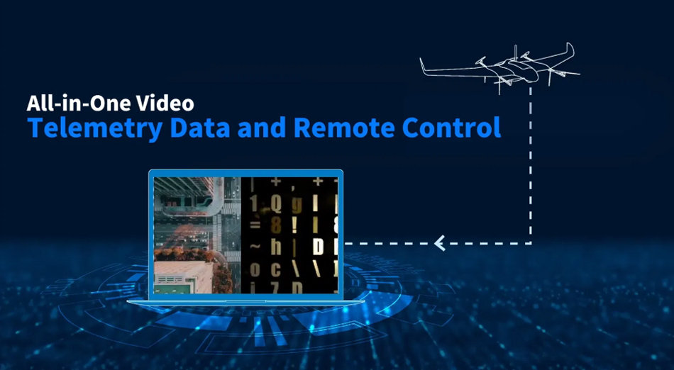 Suntor 20MHz 50-100km Uav Wireless Data Link of OEM Module Video Transmitter Radio