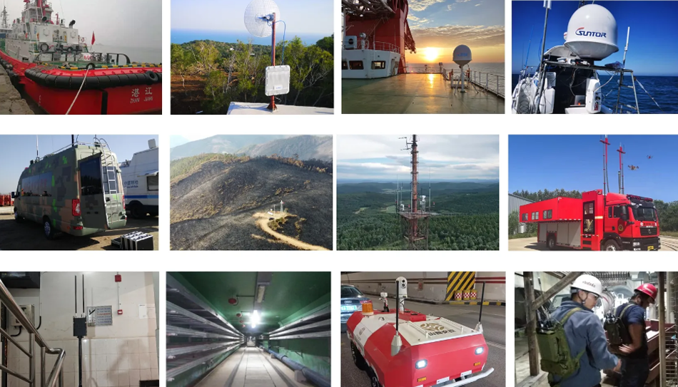 Suntor 5W Tactical Mesh Radios Handheld Video and Ptt MIMO Manet Radio