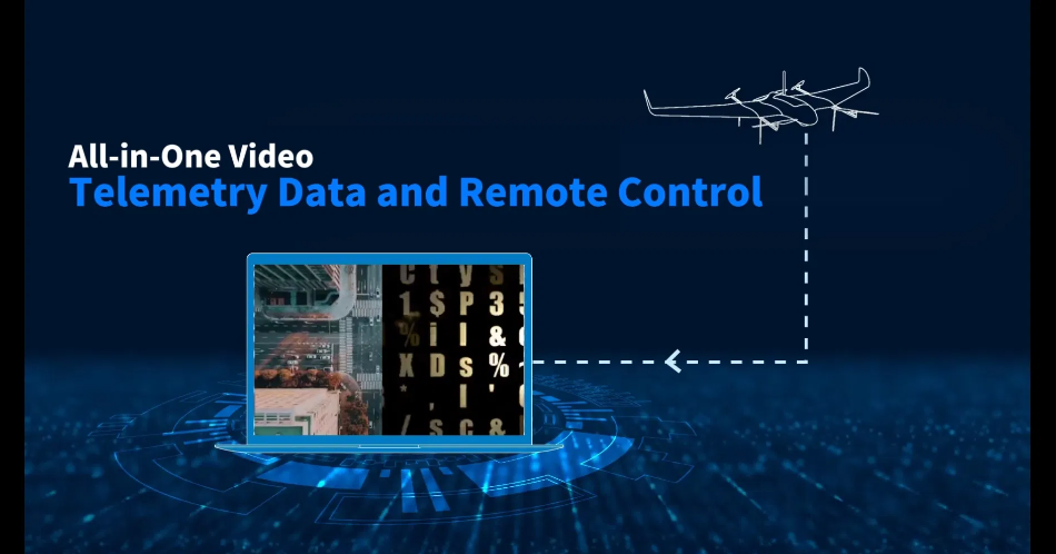 Suntor 20km Drones Video Transmitter for HDMI Camera 1080P Video and Duplex Ttl Data Transmitting