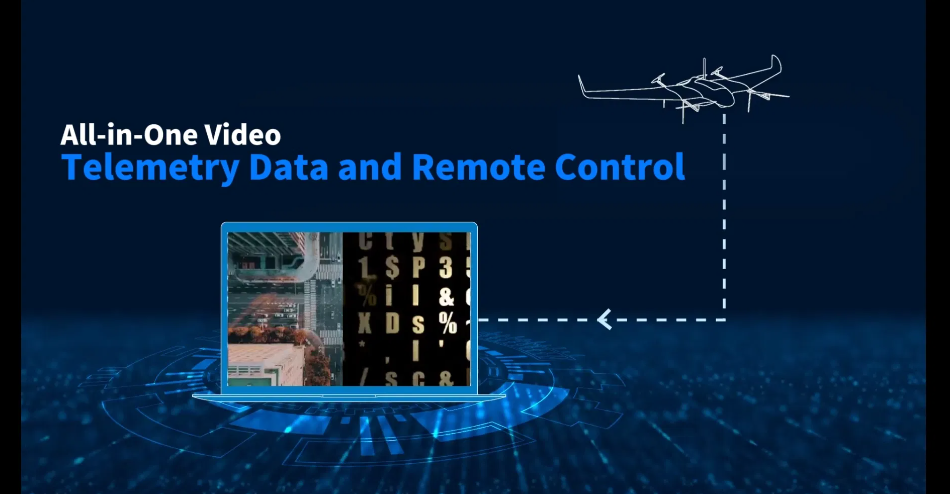 20km 160 Grams Weight Point to Multi-Point Mode Suntor M20 Drone Video Transmission Radio