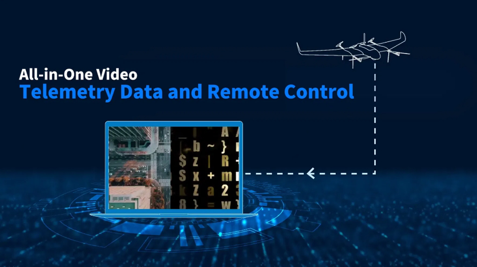 Suntor 150km Light-Weight IP Mesh Radio Cofdm System Wireless Uav Drone Video Transmitter and Receiver