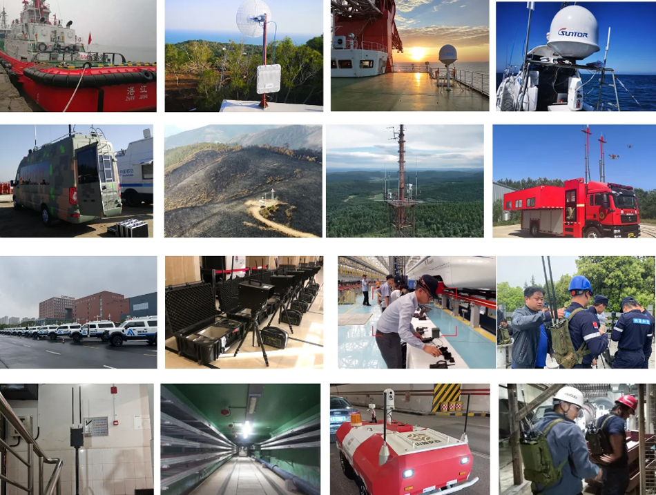 Suntor OEM/ODM Ad-Hoc Tactical Mesh Radio Low-Latency Data Link for Swarm Robots & Ugvs