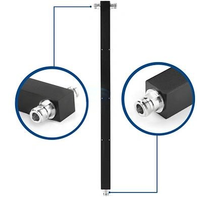 88-960MHz-RF-New-Black-Square-2-Way-Power-Splitter-with-N-Female-Connectors