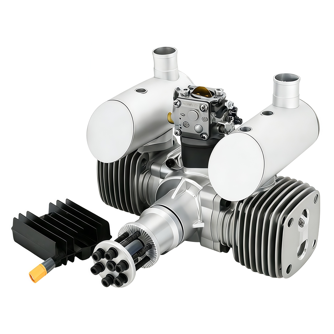 China-Moneypro-MOPGTT130-G-Horizontally-opposed-twin-Cylinder-2-Stroke-RC-Gasoline-Engine
