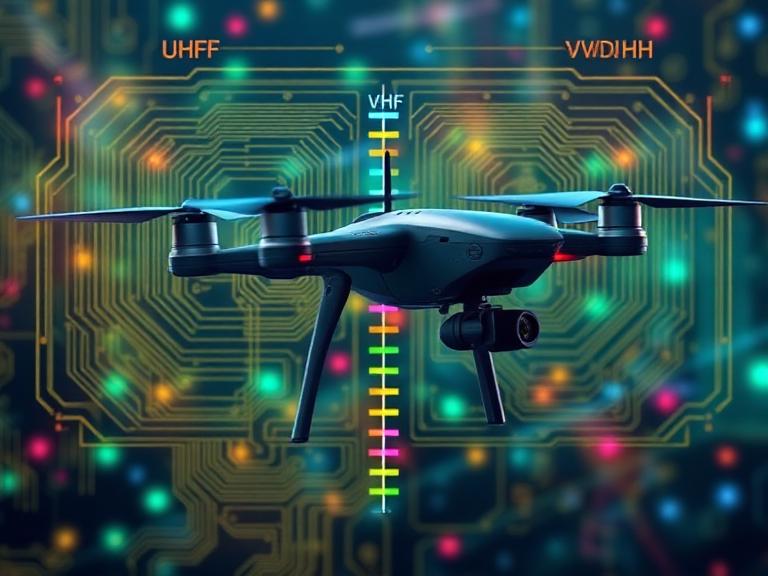 UHF and VHF Frequency Range in Commercial UAVs
