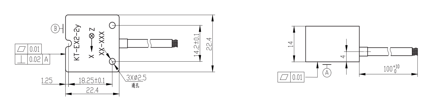 China Moneypro DD Dual Degree of Freedom Angular Rate Sensor Module MOPKT-EX2-2 (domestically produced) MOPKT-EX2-5