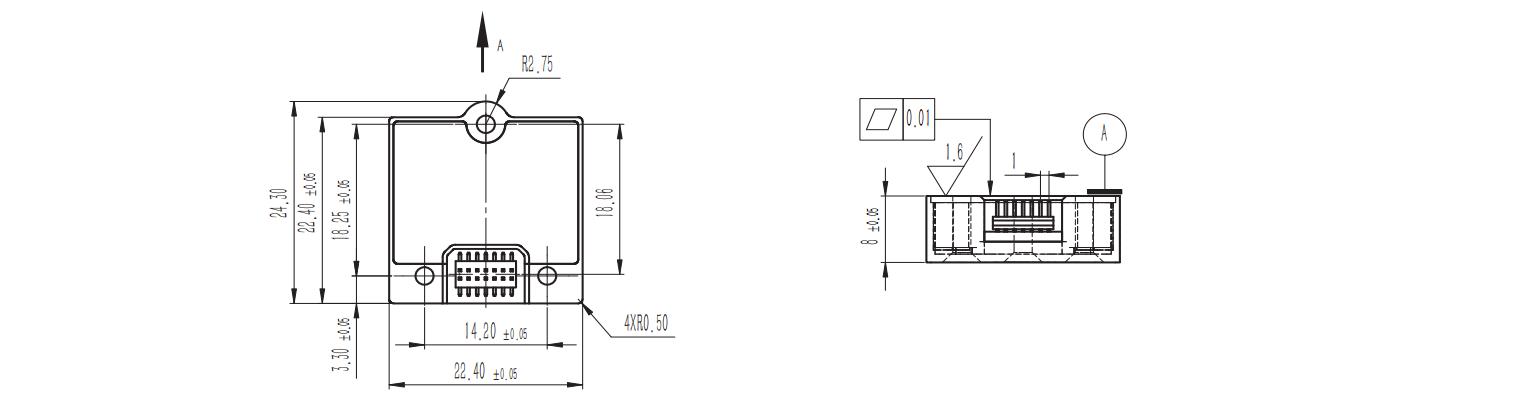 China Moneypro KT-EX6-38J Six-Degree-of-Freedom Inertial Measurement Unit Module
