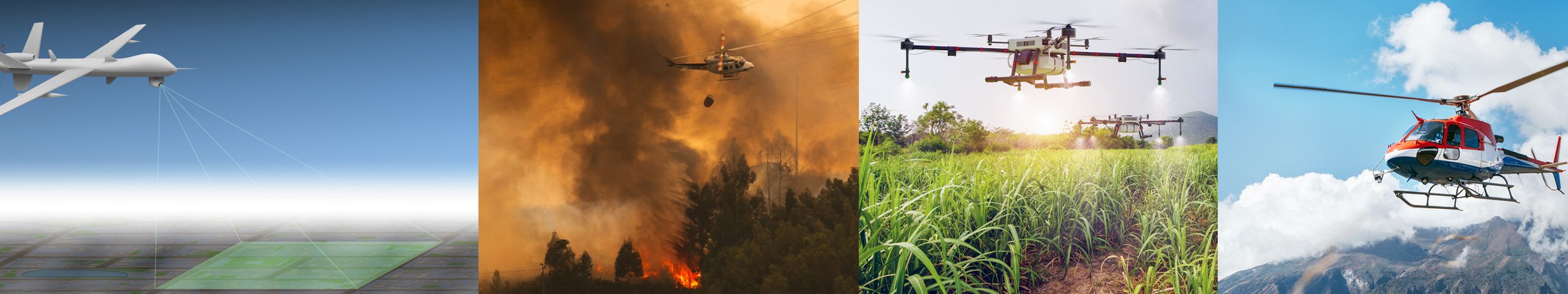 Application of drone video radio link