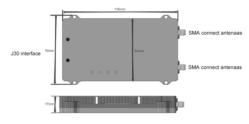 UAV video Transceiver interfaces new