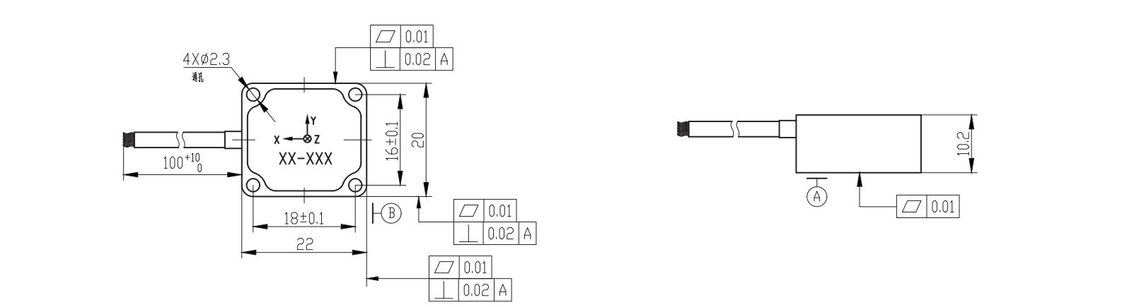 China Moneypro KT-EX6-7-A MEMS Attitude and Heading Reference System (AHRS) Module