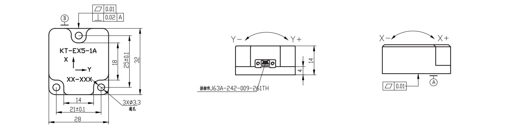China Moneypro KT-EX5-1 Inclinometer Module