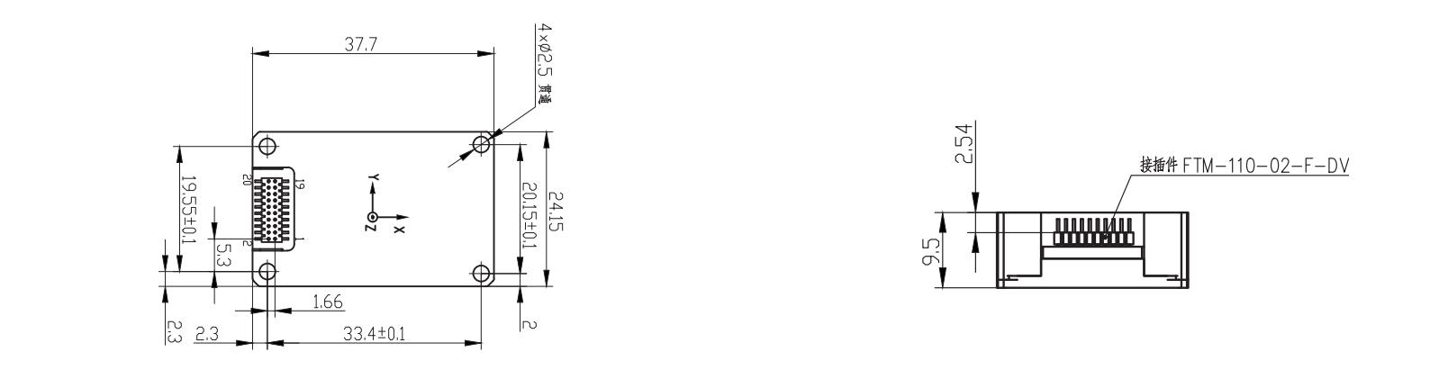 China Moneypro MOPKT-EX6-33J Six-Degree-of-Freedom Inertial Measurement Unit Module
